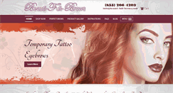 Desktop Screenshot of beauti-full-brows.com